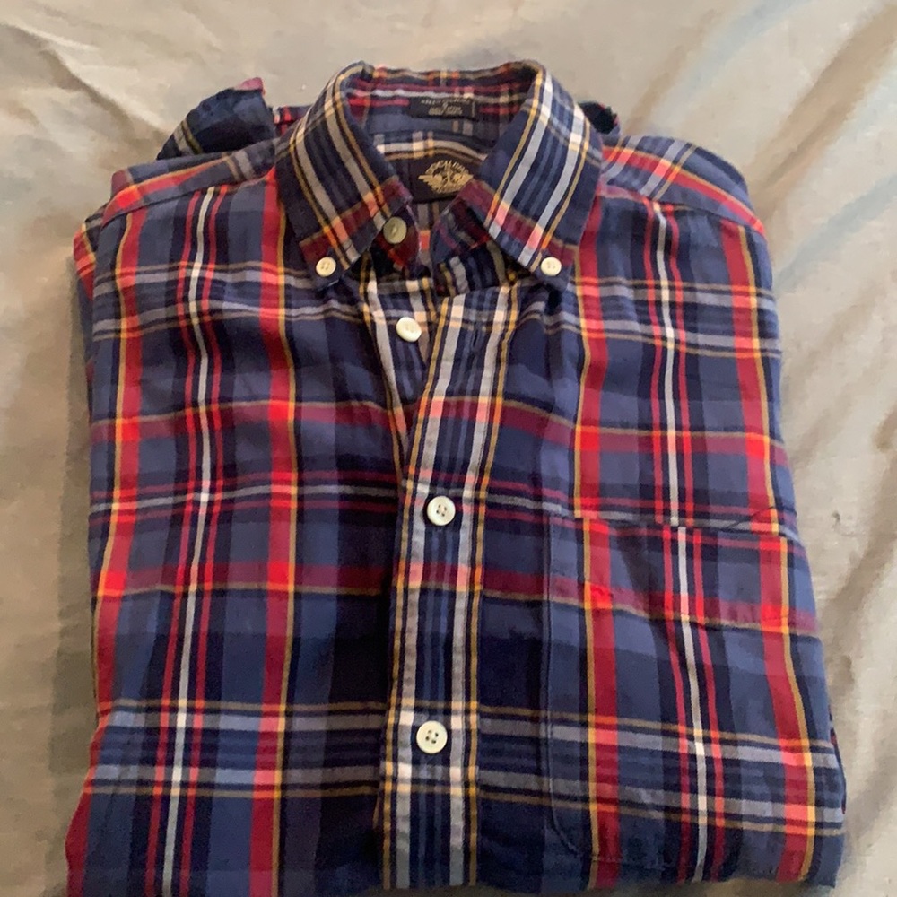 Dockers plaid shirt size S